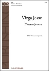 Virga Jesse SATB choral sheet music cover